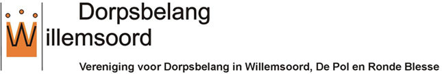Dorpsbelang Willemsoord De Pol en Ronde Blesse logo
